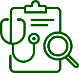 Icono de diagnóstico Rumbo y Resultados