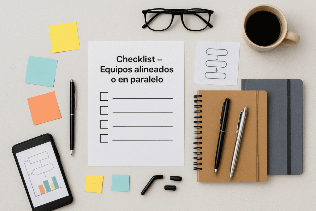 Checklist equipos alineados