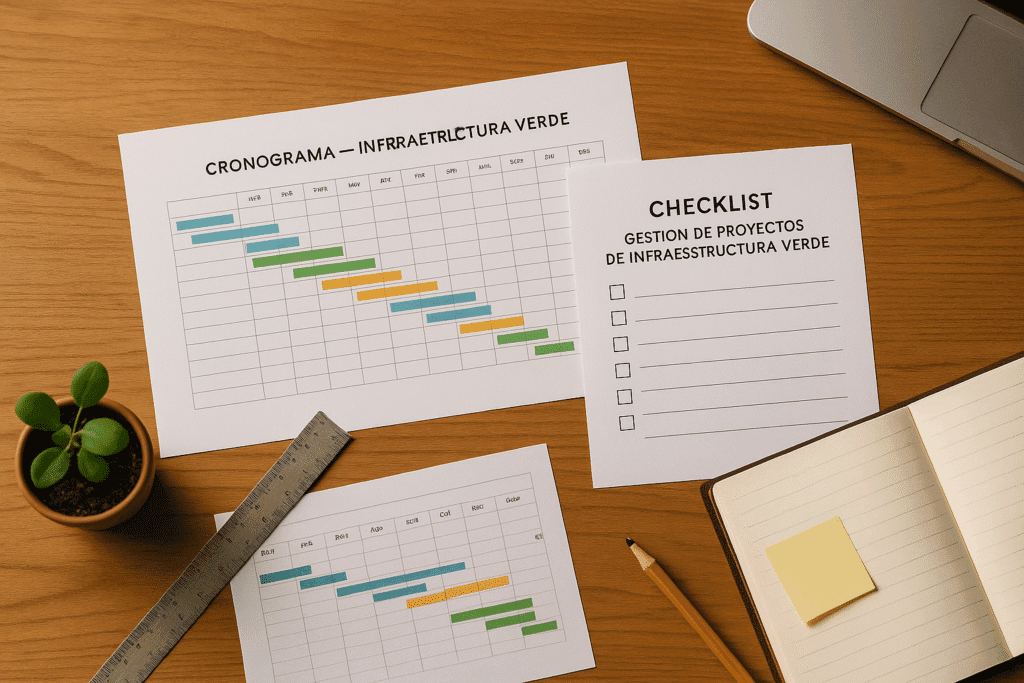 Checklist dirección de proyectos de infraestructura verde