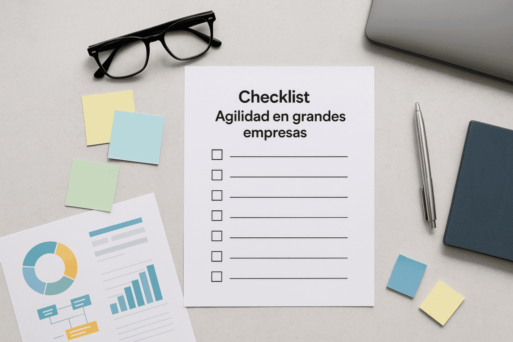 Checklist agilidad grandes empresas: reduce tiempo en procesos