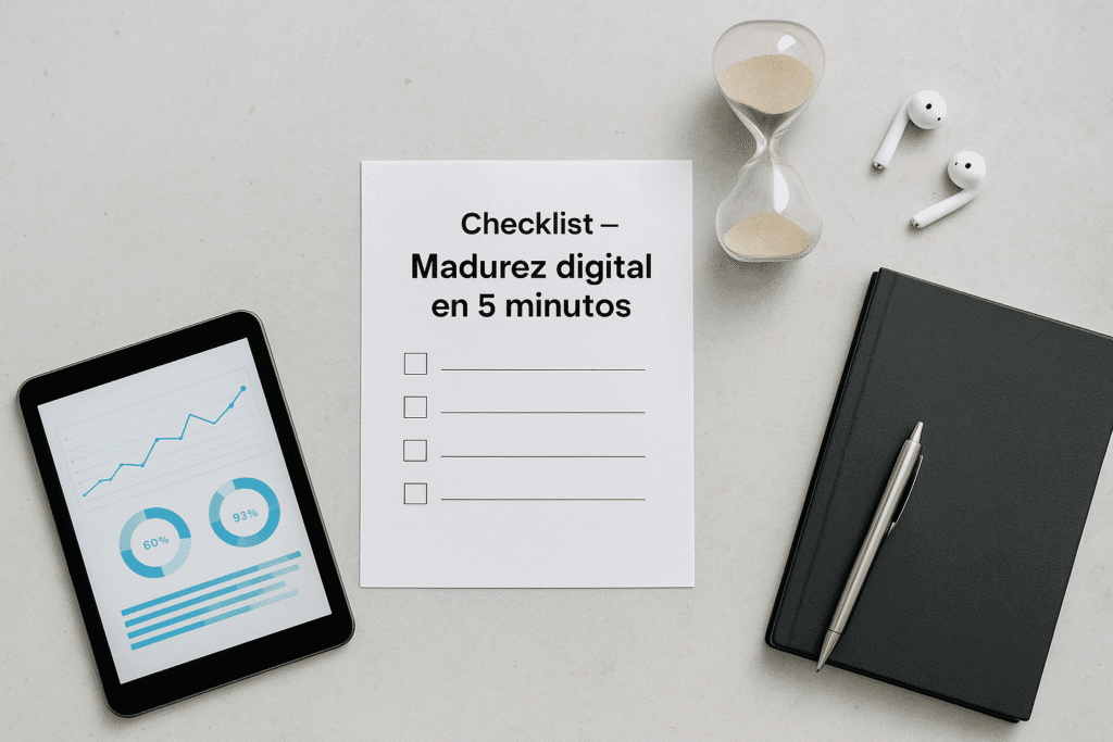 Checklist madurez digital: optimización de recursos digitales