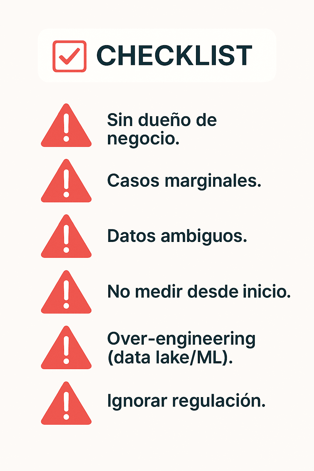 Señales de alerta IA