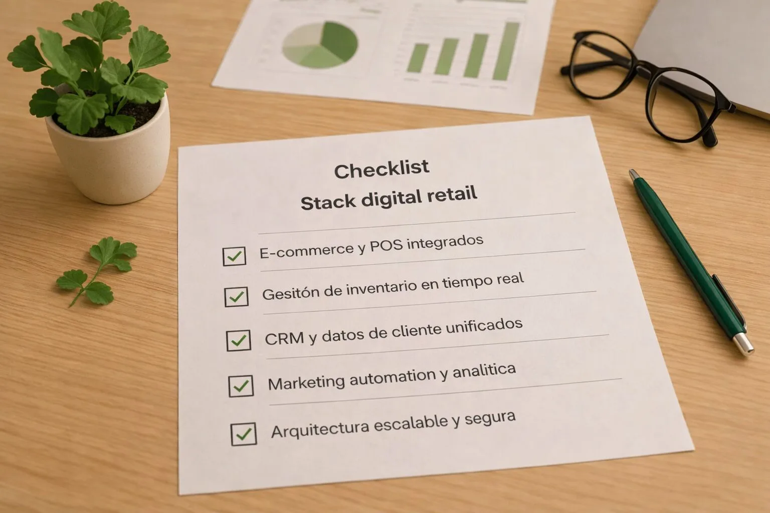 checklist Stack digital retail