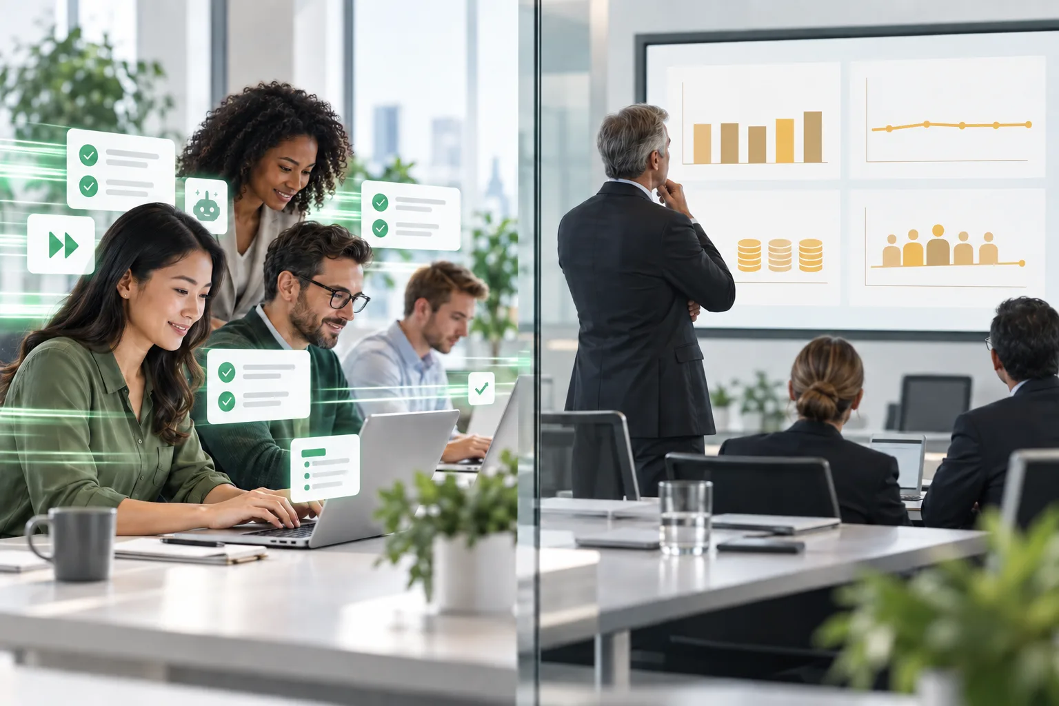 Productividad empresarial con IA